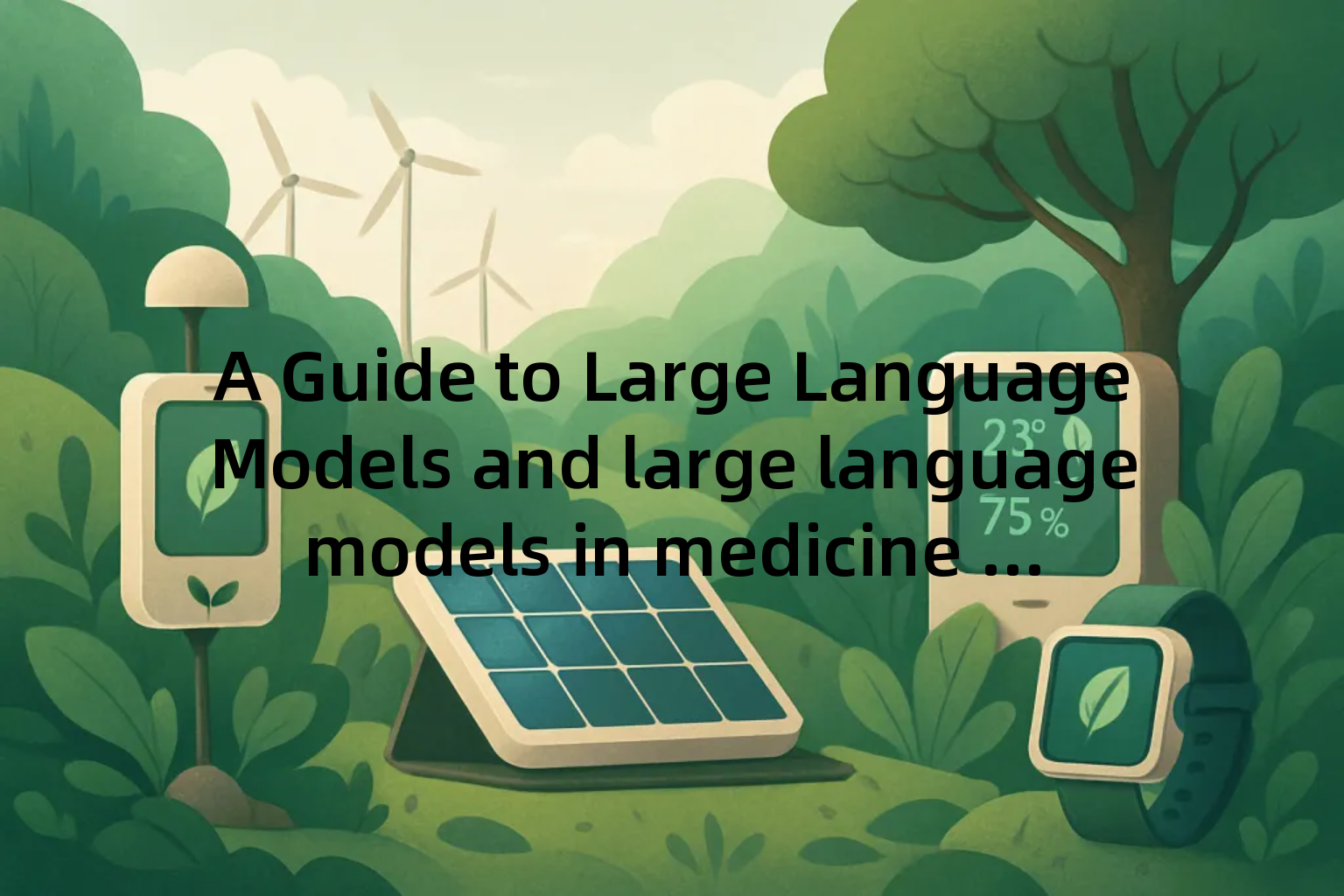 A Guide to Large Language Models and large language models in medicine