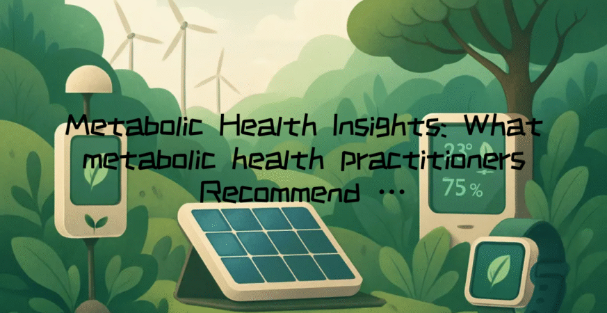 Metabolic Health Insights: What metabolic health practitioners Recommend缩略图 Metabolic Health Insights: What metabolic health practitioners Recommend